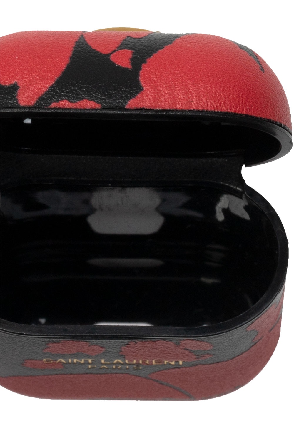 Saint Laurent AirPods case with logo